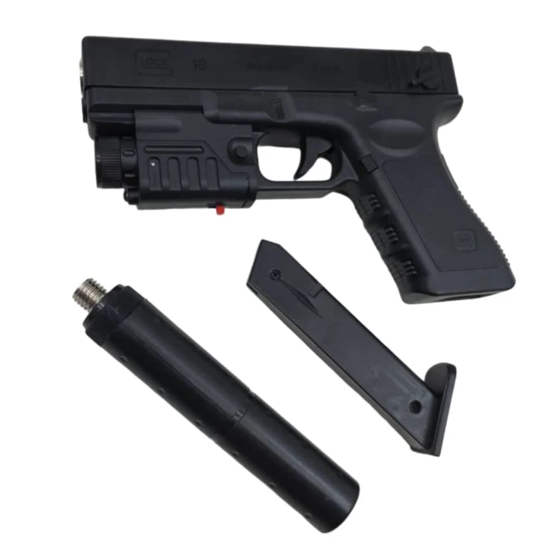 تفنگ بازی مدل کلت لیزردار Metal P-180