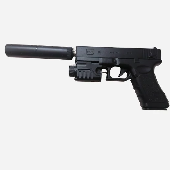تفنگ بازی مدل کلت لیزردار Metal P-180